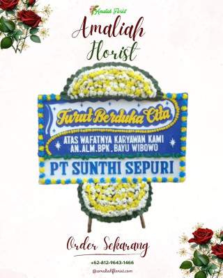 Papan Bunga Duka di Eka Marga