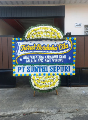 Papan Bunga Duka di Eka Marga