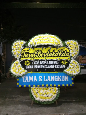 Papan Bunga Duka di Eka Marga